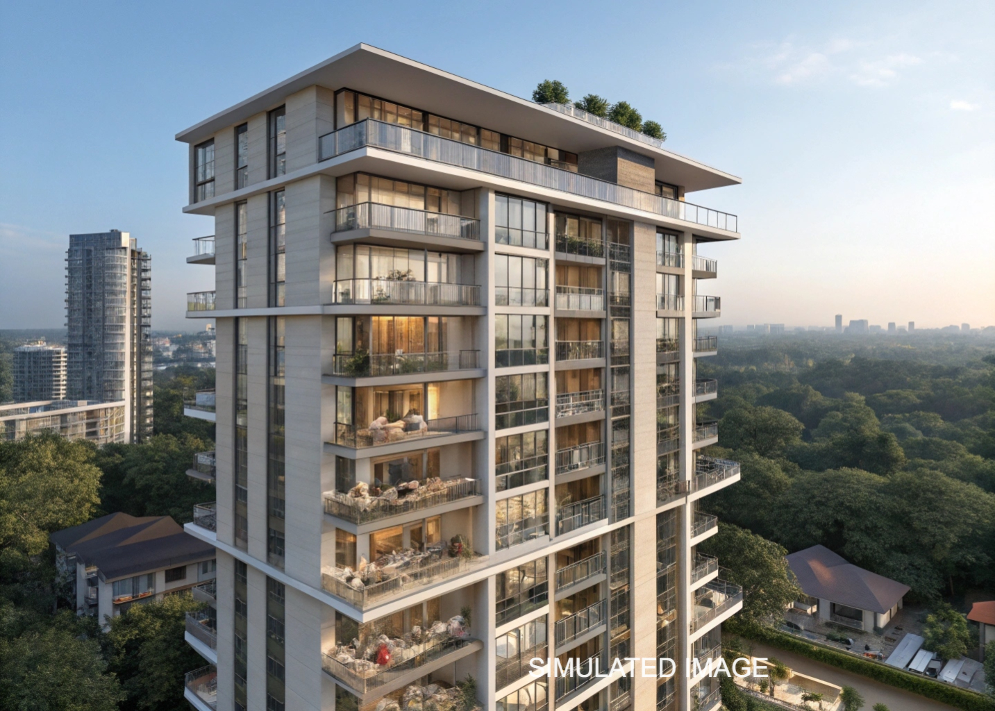 Representative illustration — Flat bank auction in Ambegaon Budruk