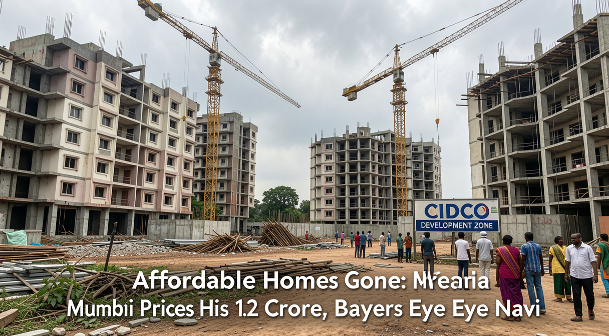 Affordable Homes Gone: Mumbai Prices Hit Rs 1.2 Crore, Buyers Eye Navi Mumbai