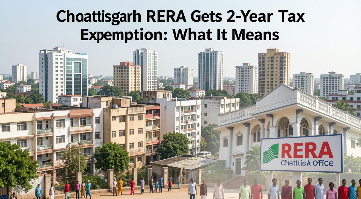 Chhattisgarh RERA Gets 2-Year Tax Exemption: What It Means