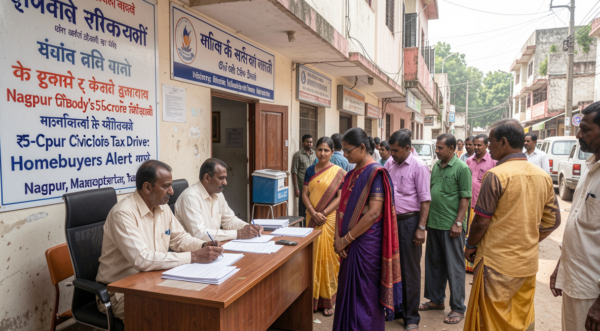 Nagpur Civic Body's ₹5-Crore Tax Drive: Homebuyers Alert