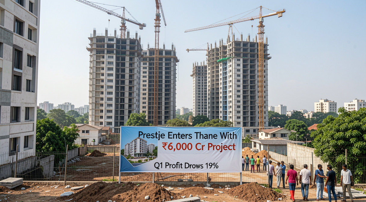 Prestige Enters Thane With ₹6,000 Cr Project; Q1 Profit Drops 19%