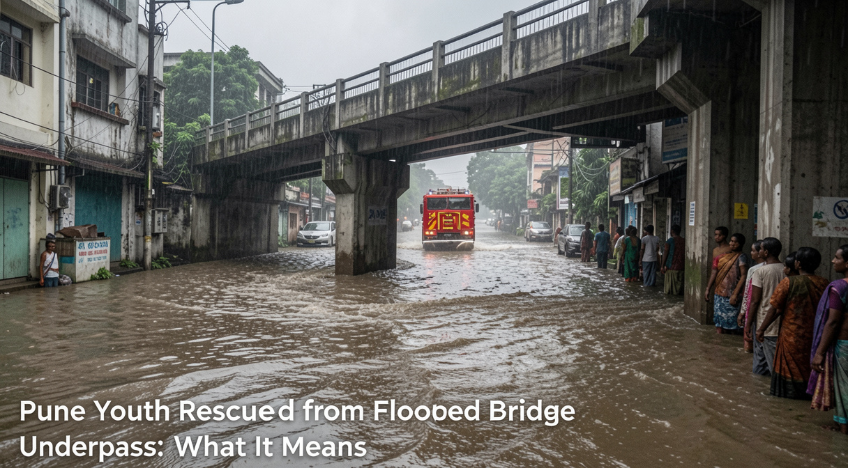Pune Youth Rescued from Flooded Dang Bridge Underpass: What It Means for Locals