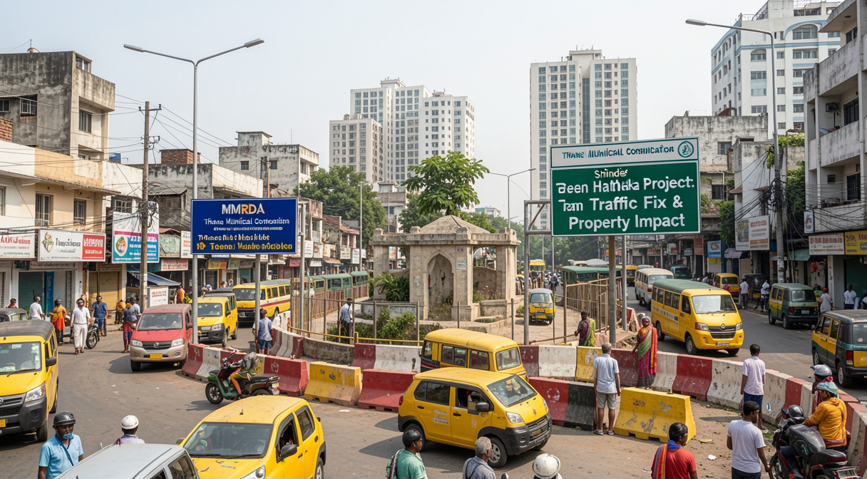 Shinde's Teen Hath Naka Project: Thane Traffic Fix & Property Impact