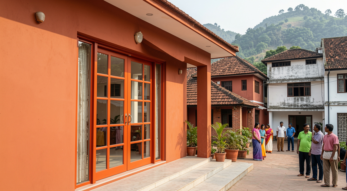 Top 20 French Door Designs for Nashik Homes: Color Trends